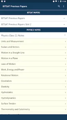 BITSAT Exam Previous Papers android App screenshot 5